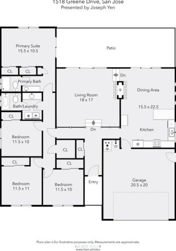 1518 Greene Dr, San Jose, CA 95129-4926