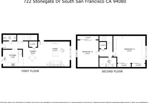 772 Stonegate Dr, South San Francisco CA  94080-1561 exterior