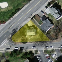 171 Stanton Ave, Newton MA  02466-3005 aerial view