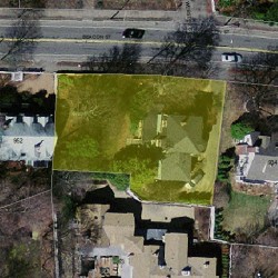 942 Beacon St, Newton MA  02459-1724 aerial view