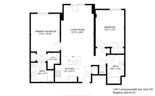 1501 Commonwealth Ave, Boston MA  exterior