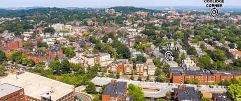 68 Linden St, Brookline MA  02445-7809 exterior