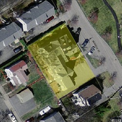 7 Munroe St, Newton MA 02460-2056 aerial view