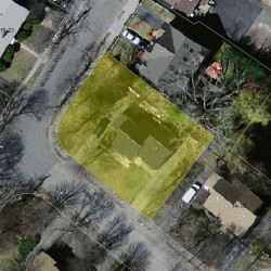 6 Wilson Cir, Newton MA 02461-1111 aerial view