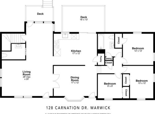 128 Carnation Dr, Warwick, RI 02886-8010